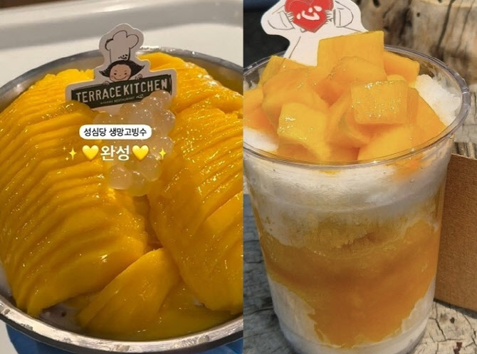 성심당의 ‘1만원대 착한 망고 빙수’