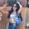 우주소녀 은서 배꼽 셀프 촬영