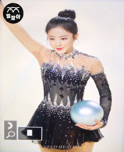 아육대 여자아이들 슈화 겨땀 레전드
