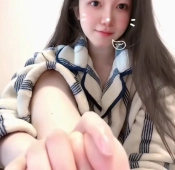 김희선 닮은 누나 발가락 스트레칭