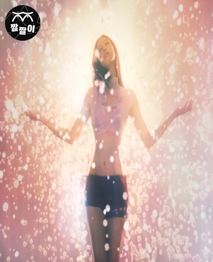 블랙핑크 제니 검정스타킹
