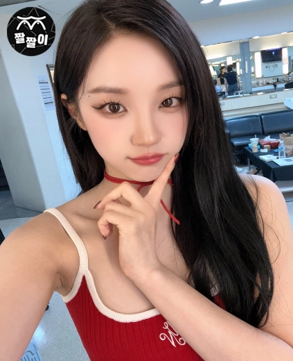 아이들 민니 착색겨