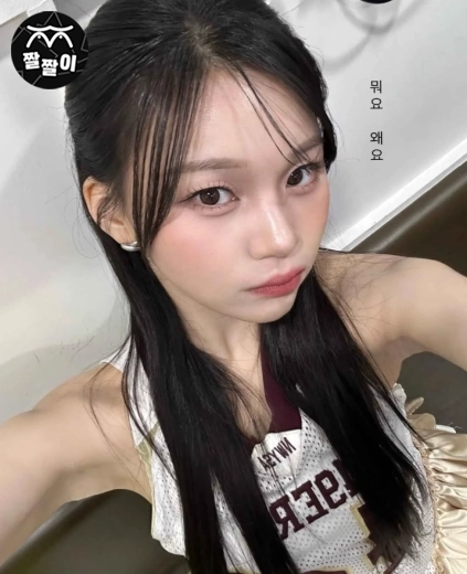 인스타 출처 비비지 엄지 민소매 겨