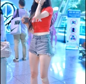 치어리더 이주은 발가락