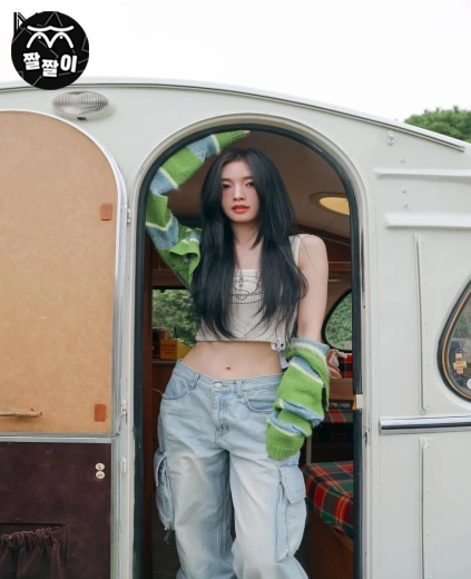 오마이걸 아린 청순미 배꼽