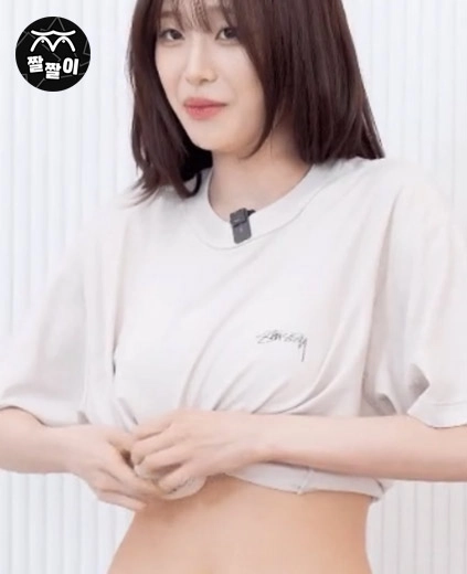야릇한 츄 배꼽
