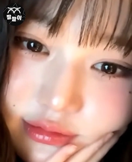 귀여워 미치는 장원영 얼빡샷